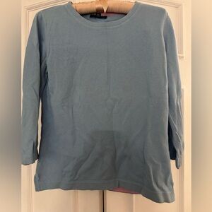 Lands' End Light Blue Knit Top